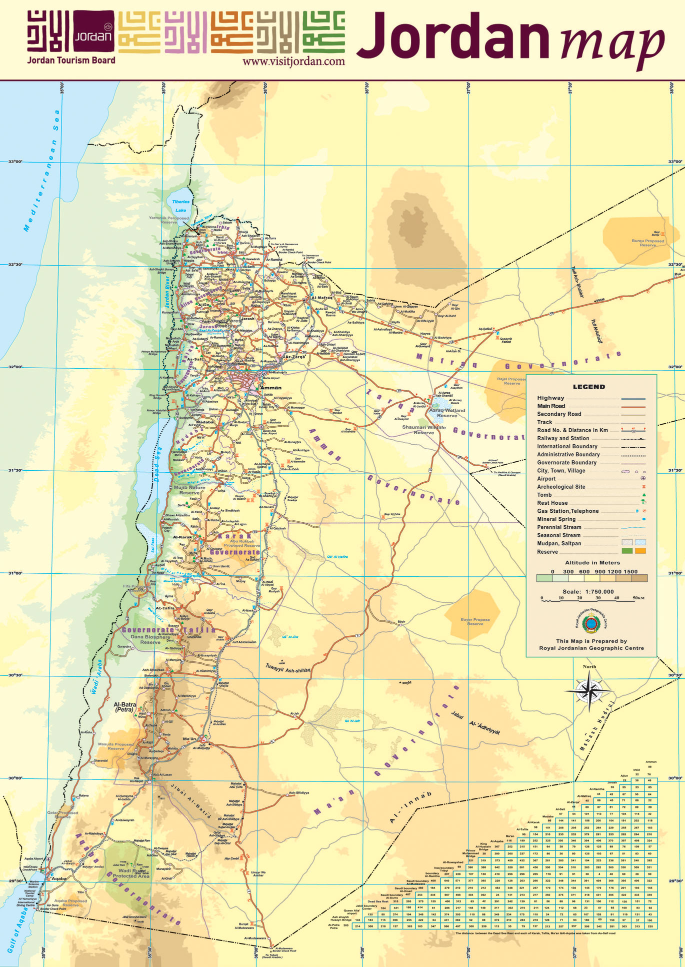 jordan map